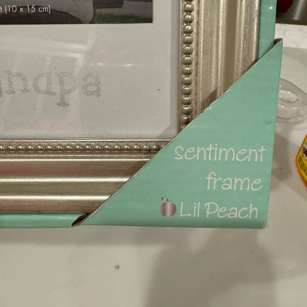 NWT Lil Peach | “Love My Grandpa” Keepsake Frame